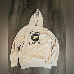 Purdue Basketball Men’s XL Weathered Beige Hoodie